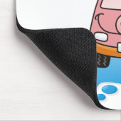 Autowasch-Schwein Mousepad (Ecke)
