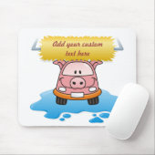 Autowasch-Schwein Mousepad (Mit Mouse)