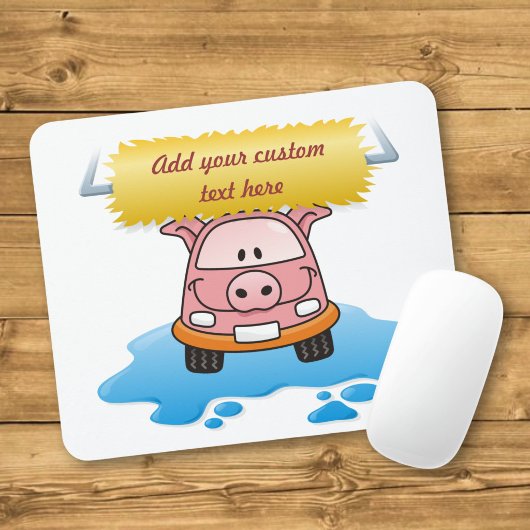 Autowasch-Schwein Mousepad