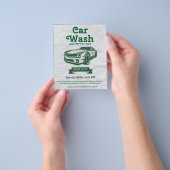 Autowaschangebot 24/7 flyer (Gruppe)