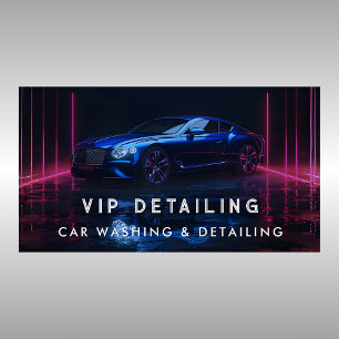 Autowaschanlage & Auto-Detailing Visitenkarte