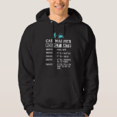 Autowaschanlage Automotive Mechanik Handreiniger A Hoodie (Vorderseite)