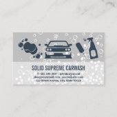 Autowaschanlagen | Reinigungsprodukte Visitenkarte (Vorderseite)