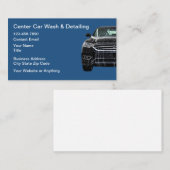 Autowäsche Auto-Detailing Visitenkarte (Vorne/Hinten)