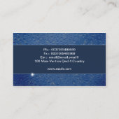 Autowäsche-Auto führt Geschäftskarten einzeln auf Visitenkarte (Rückseite)