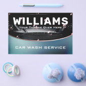 Autowäsche im modernen Metallstil Flyer (Einzeln)