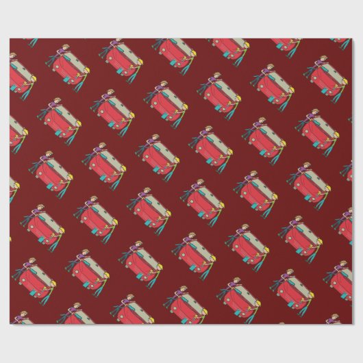 Autowaschen Geschenkpapier (Flach)