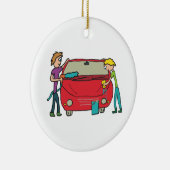 Autowaschen Keramik Ornament (Rechts)