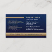 Autowaschen und Berufliche Laken im Detail Visitenkarte (Rückseite)