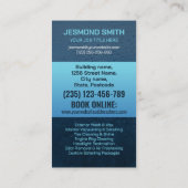 Autowaschen und Berufliche Laken im Detail Visitenkarte (Rückseite)