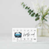 *~* Autowash - Lube QR LOGO Rewards Vielen Dank Treuekarte (Stehend Vorderseite)