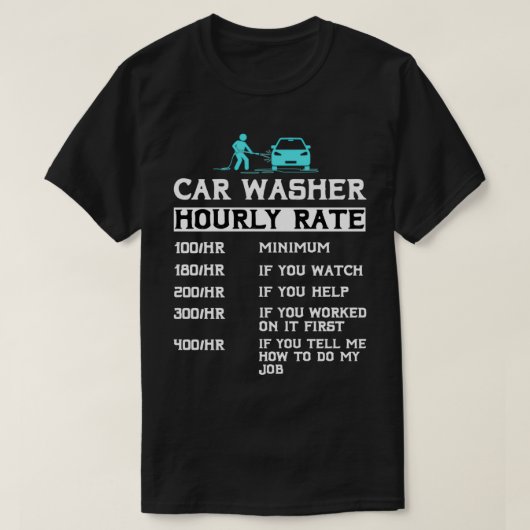 Autowasher Autowaschanlage Autowaschanlage T-Shirt (Design vorne)