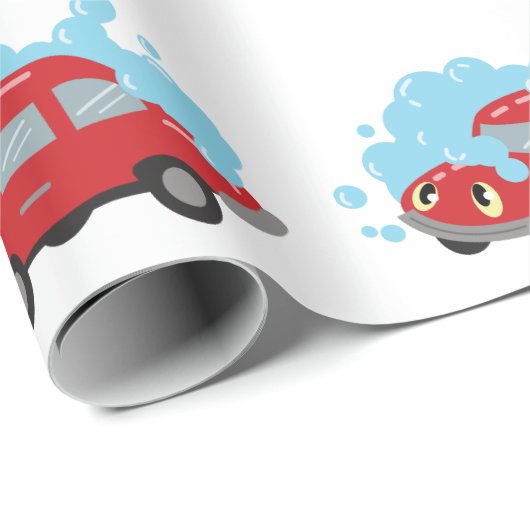 Autowasser Geschenkpapier (Rolleneckpunkt)