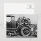 Autowerkstatt Postkarte (Vorne/Hinten)