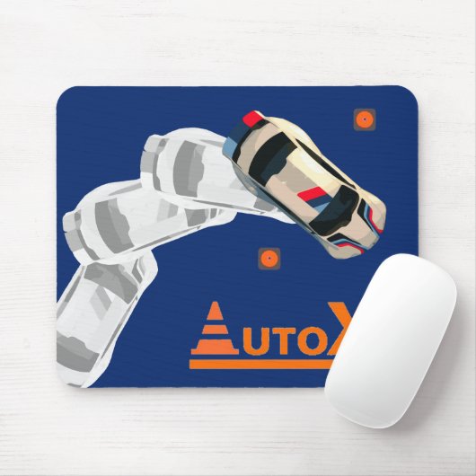 AUTOX-weiß Mousepad (Mit Mouse)
