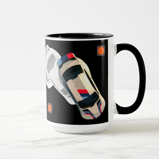 AUTOX-weiß Tasse (Rechts)