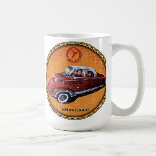 Autozeichen Messerschmitt Kaffeetasse (Rechts)