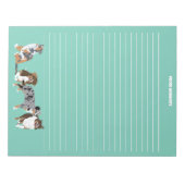 Autralian Shepherds Aussie Dogs Writer Paper Notizblock (Vorderseite)