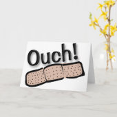 Autsch Karte (Gelbe Blume)