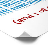 Autsim betrifft 1 von 150 Kindern Poster (Ecke)