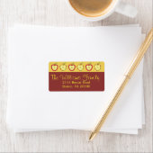 Autum Äpfel Labels Adressaufkleber (Insitu)