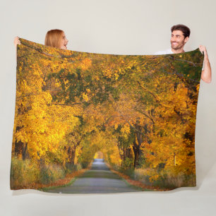 AUTUM AVENUE FLEECEDECKE