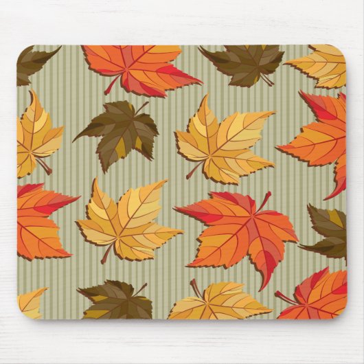 Autum Blätter Grafik 1A Mousepad (Vorne)