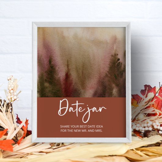 Autum Forest Date Night Ideas Datum Jar Bridgame Poster
