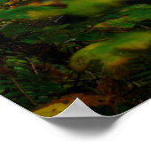 Autum Lower South Falls Poster (Ecke)