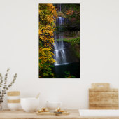 Autum Lower South Falls Poster (Küche)