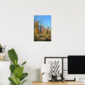 Autum Reflections on Creek Poster (Heimbüro)