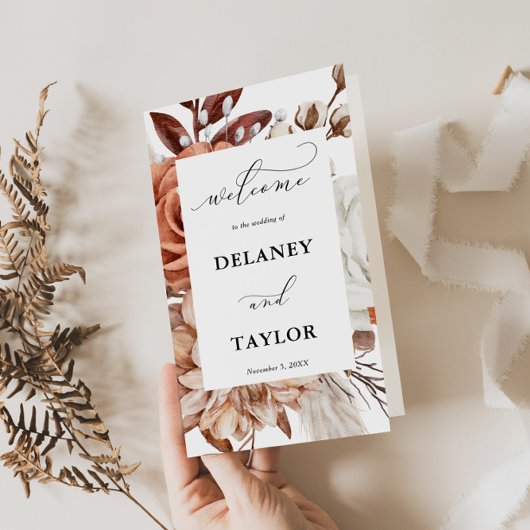 Autum Rustikale Blüte, Broschüre für das Frame Pap