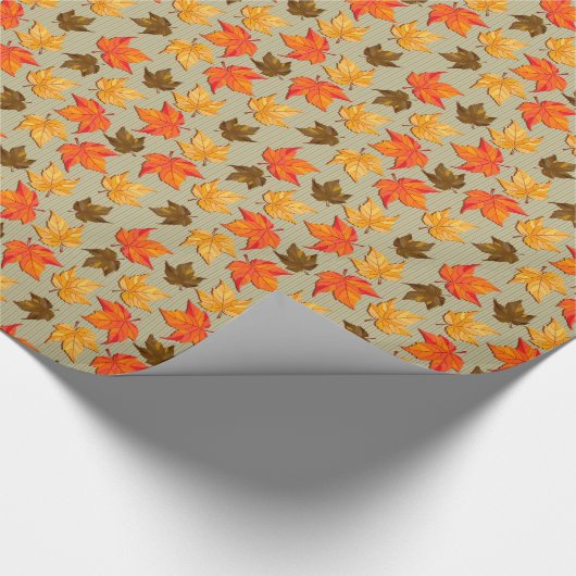 Autum verlässt Grafik 1 Verpackungs-Papier Geschenkpapier (Ecke)