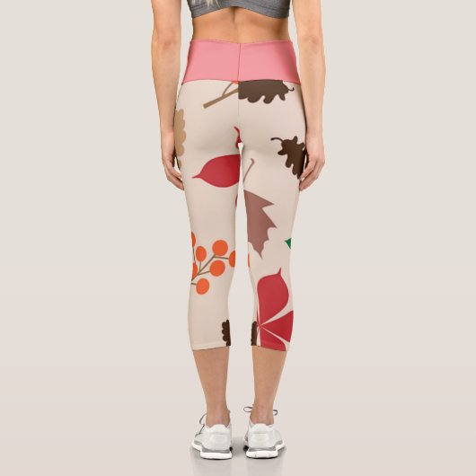 Autuman Capri Leggings (Rückseite)