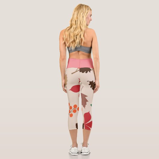 Autuman Capri Leggings (Rückseite)