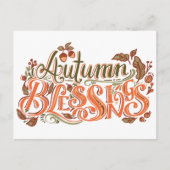 AUTUMENBLESSINGS POSTKARTE (Vorderseite)