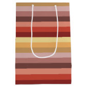 AUTUMENFARBSTRIPEN MITTLERE GESCHENKTÜTE (Rückseite)