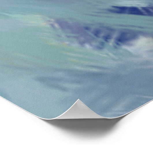 Autumn Abstract Brushstrokes Poster (Ecke)