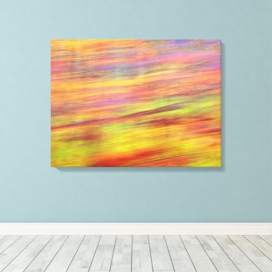 Autumn Abstract Canvas Print Leinwanddruck (Insitu (Holzboden))