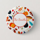 Autumn Abundance Custom Button (Vorderseite)