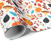 Autumn Abundance Custom Geschenkpapier (Rolleneckpunkt)