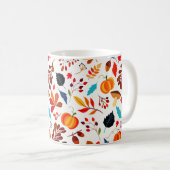 Autumn Abundance Custom Kaffeetasse (VorderseiteRechts)