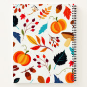 Autumn Abundance Custom Notizblock (Rückseite)