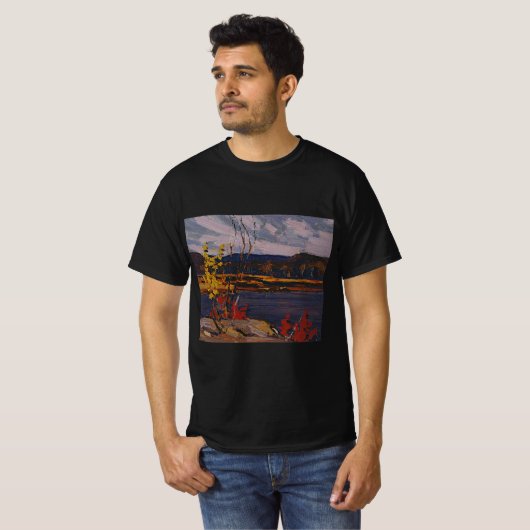 Autumn Algonquin Park (1916) Artwork von Tom Thoms T-Shirt (Vorne ganz)