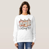 AUTUMN APPLE CINNAMON PUMKIN SPICE WIRD LIT SWEATSHIRT (Vorne ganz)