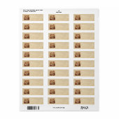 Autumn Apple Pie Address Labels (Vorne)