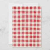 Autumn Apple Pie Baby Shower Einladung (Rückseite)