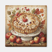 Autumn Apple Pie Magnet (Vorne)