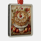 Autumn Apple Pie Ornament Aus Metall (Rechts)
