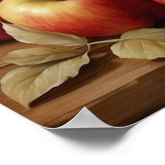 Autumn Apple Pie Poster (Ecke)